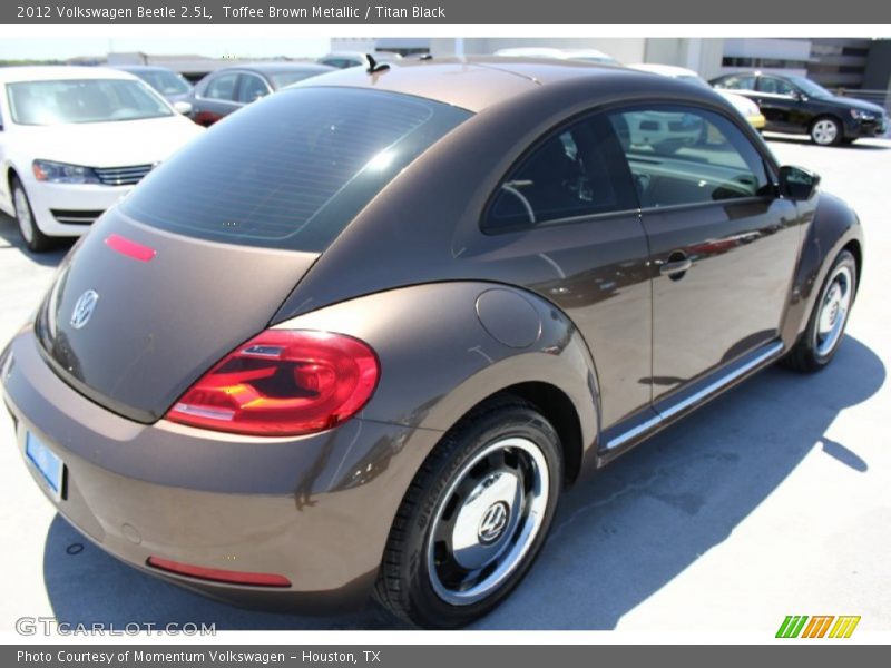Toffee Brown Metallic / Titan Black 2012 Volkswagen Beetle 2.5L
