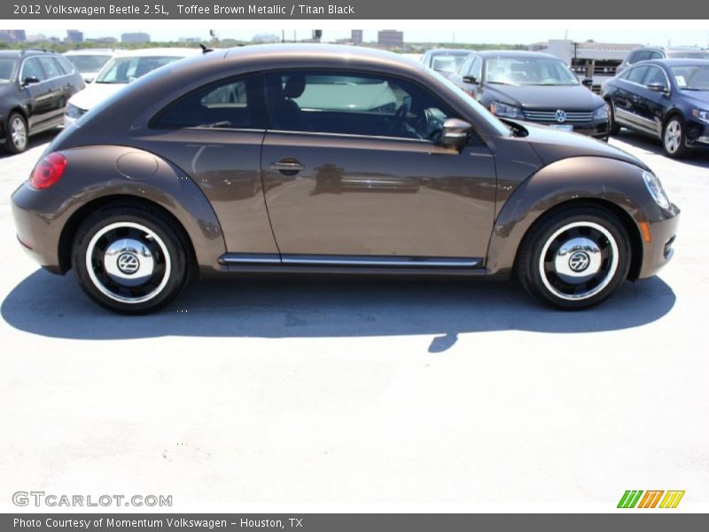 Toffee Brown Metallic / Titan Black 2012 Volkswagen Beetle 2.5L