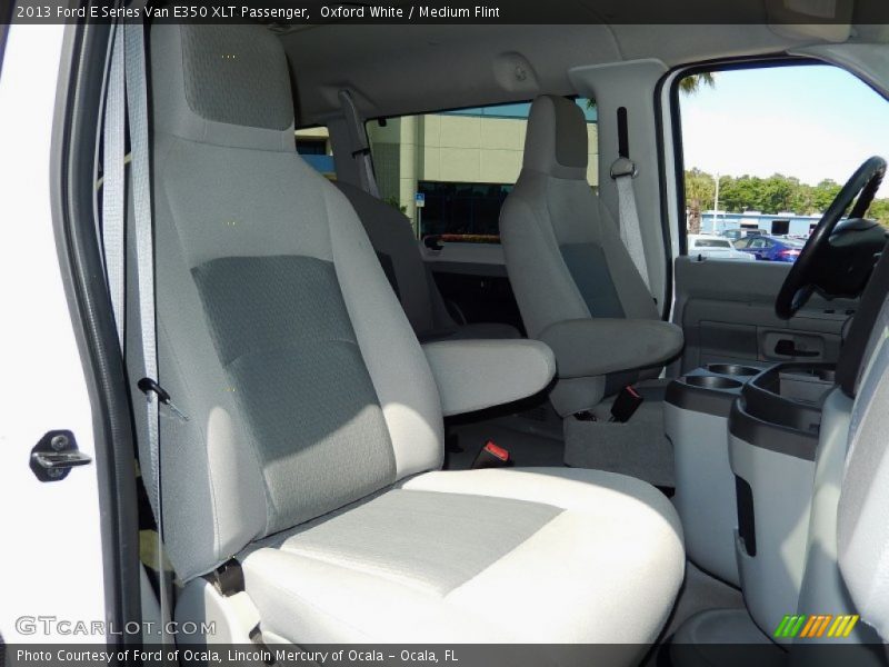 Oxford White / Medium Flint 2013 Ford E Series Van E350 XLT Passenger