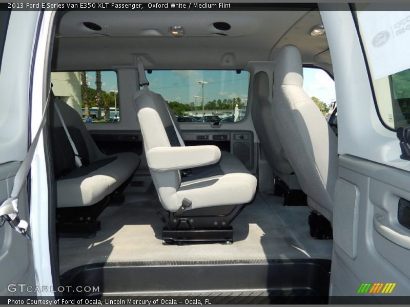 Oxford White / Medium Flint 2013 Ford E Series Van E350 XLT Passenger