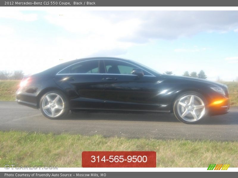 Black / Black 2012 Mercedes-Benz CLS 550 Coupe