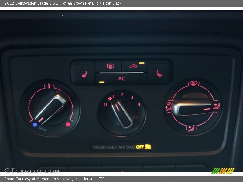 Toffee Brown Metallic / Titan Black 2012 Volkswagen Beetle 2.5L