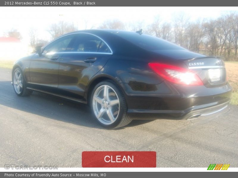 Black / Black 2012 Mercedes-Benz CLS 550 Coupe