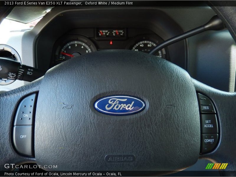 Oxford White / Medium Flint 2013 Ford E Series Van E350 XLT Passenger