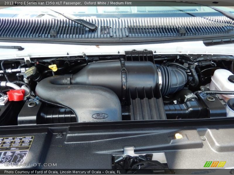 Oxford White / Medium Flint 2013 Ford E Series Van E350 XLT Passenger