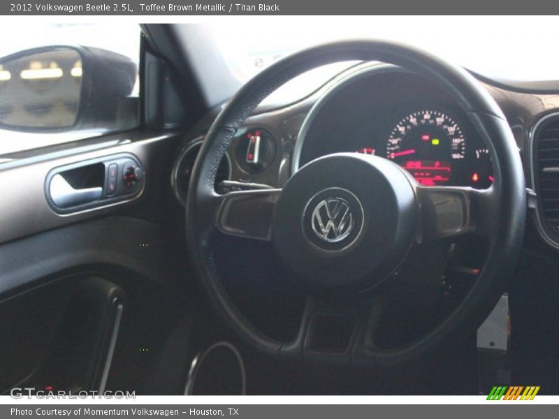 Toffee Brown Metallic / Titan Black 2012 Volkswagen Beetle 2.5L