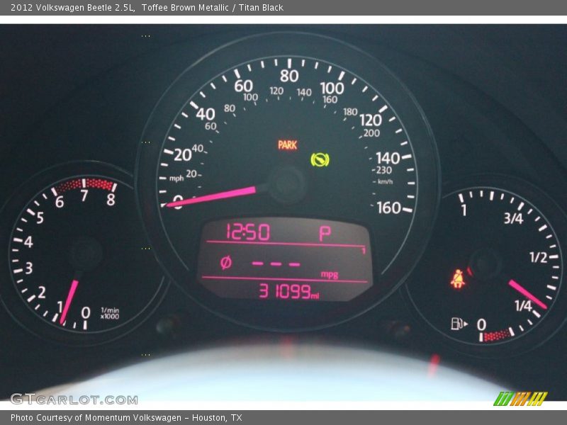 Toffee Brown Metallic / Titan Black 2012 Volkswagen Beetle 2.5L