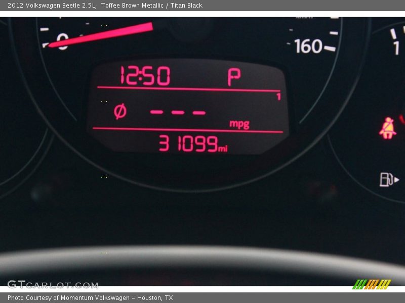 Toffee Brown Metallic / Titan Black 2012 Volkswagen Beetle 2.5L
