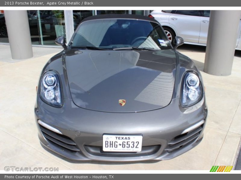 Agate Grey Metallic / Black 2013 Porsche Boxster