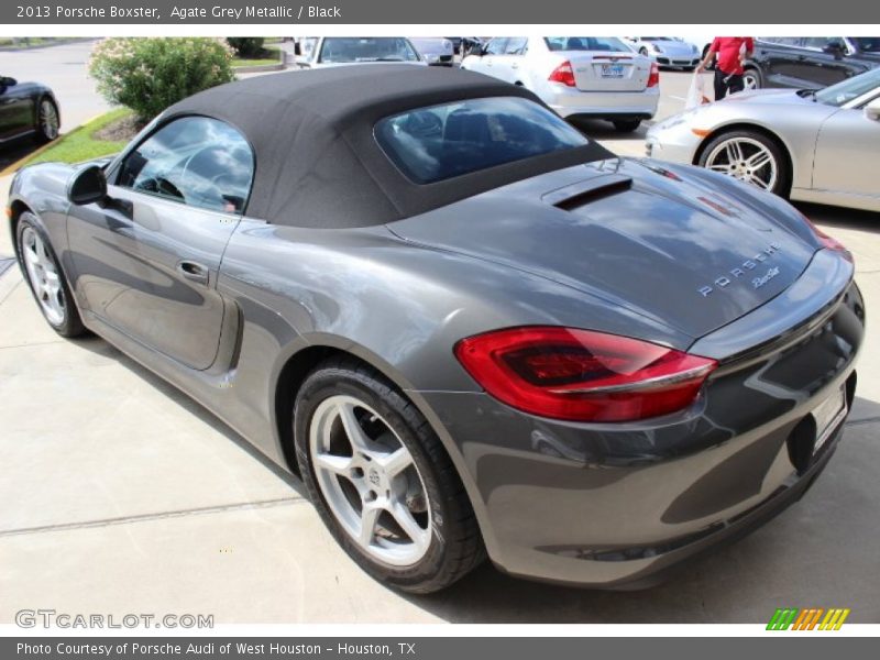 Agate Grey Metallic / Black 2013 Porsche Boxster