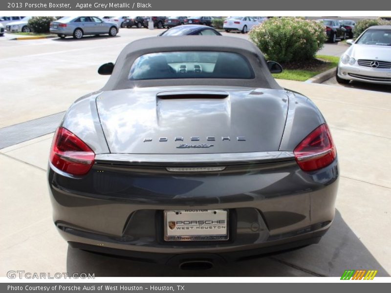 Agate Grey Metallic / Black 2013 Porsche Boxster