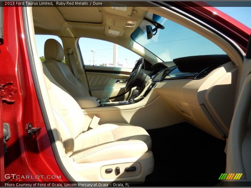 Ruby Red Metallic / Dune 2013 Ford Taurus Limited