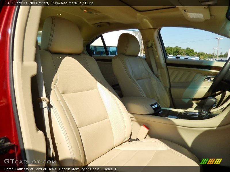 Ruby Red Metallic / Dune 2013 Ford Taurus Limited