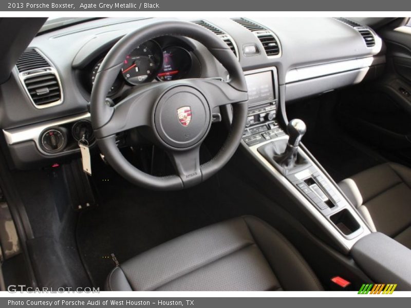 Agate Grey Metallic / Black 2013 Porsche Boxster