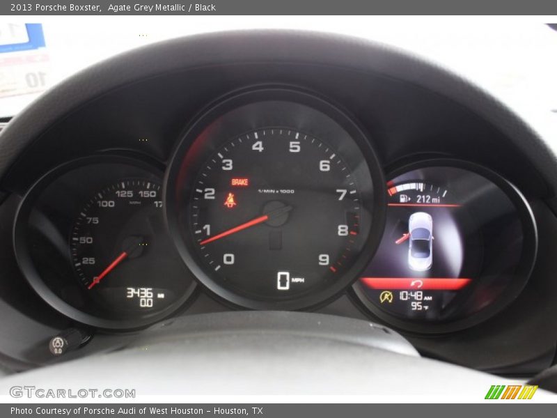 Agate Grey Metallic / Black 2013 Porsche Boxster