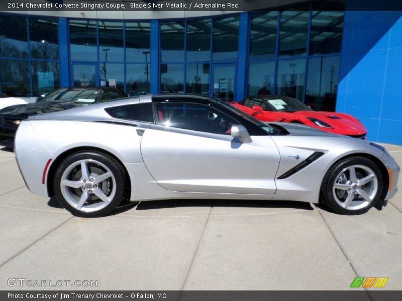  2014 Corvette Stingray Coupe Blade Silver Metallic