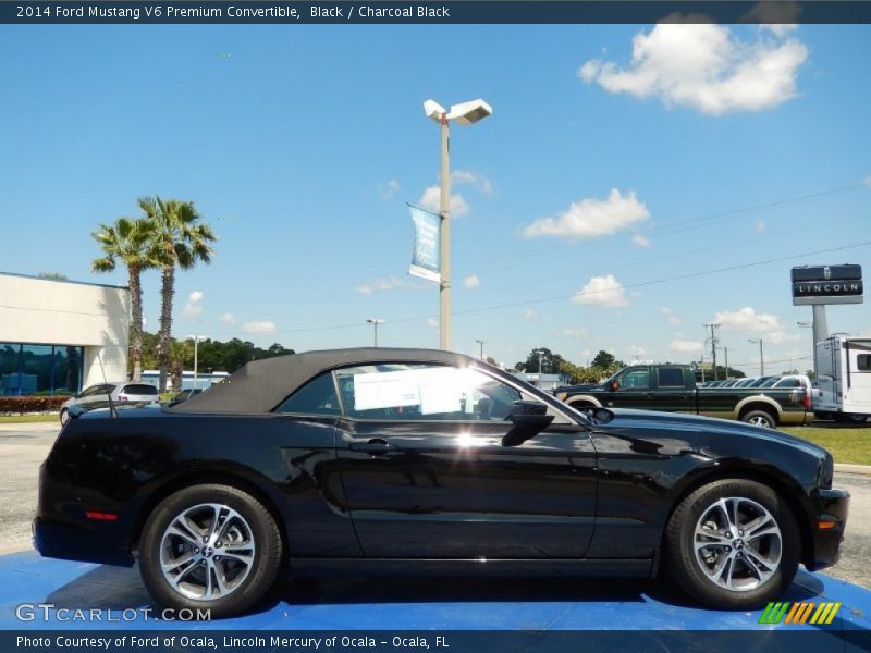 Black / Charcoal Black 2014 Ford Mustang V6 Premium Convertible