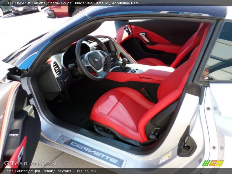  2014 Corvette Stingray Coupe Adrenaline Red Interior