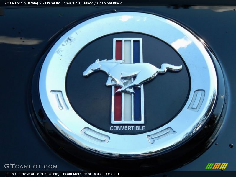 Black / Charcoal Black 2014 Ford Mustang V6 Premium Convertible