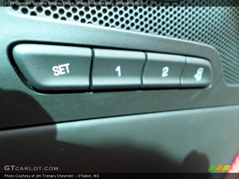 Blade Silver Metallic / Adrenaline Red 2014 Chevrolet Corvette Stingray Coupe