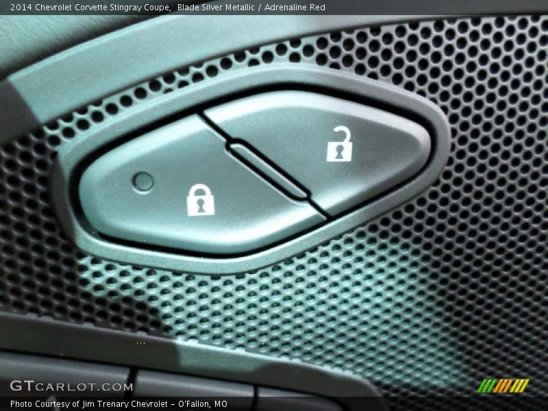 Blade Silver Metallic / Adrenaline Red 2014 Chevrolet Corvette Stingray Coupe