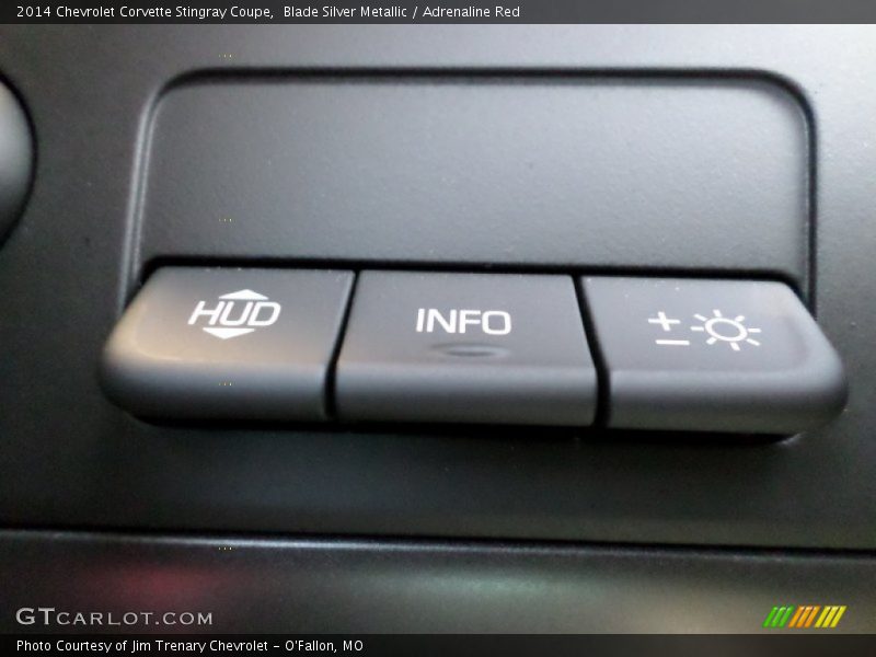 Blade Silver Metallic / Adrenaline Red 2014 Chevrolet Corvette Stingray Coupe