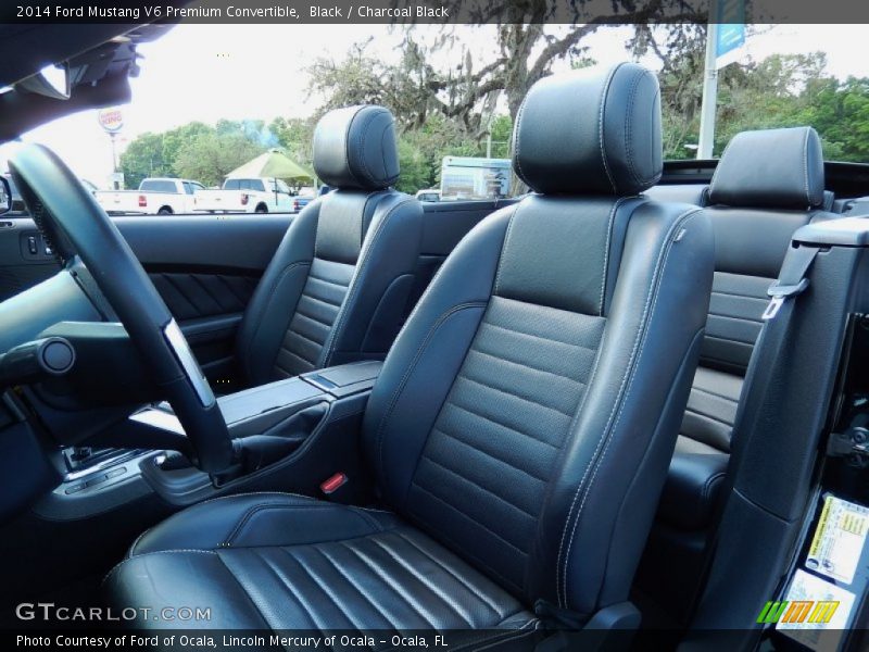 Black / Charcoal Black 2014 Ford Mustang V6 Premium Convertible