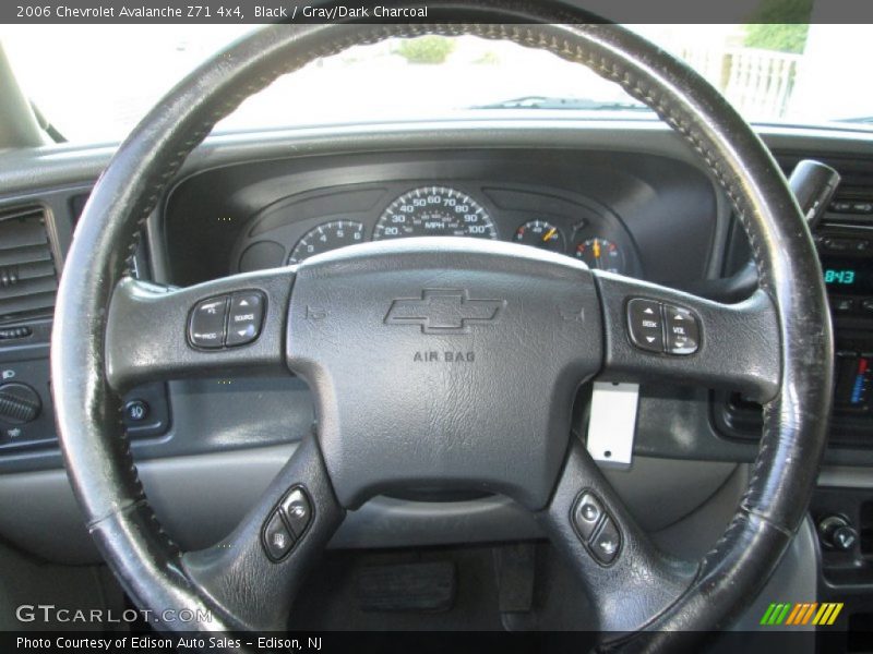 Black / Gray/Dark Charcoal 2006 Chevrolet Avalanche Z71 4x4