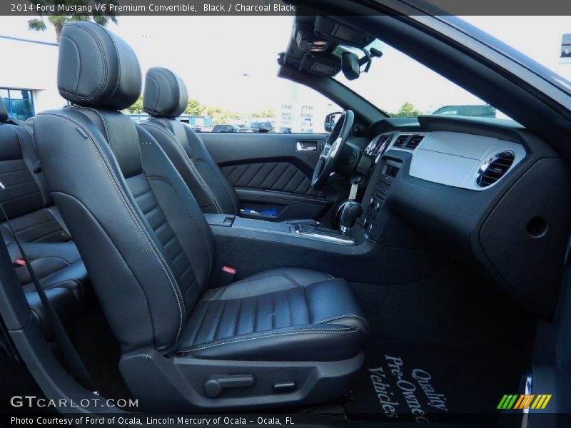 Black / Charcoal Black 2014 Ford Mustang V6 Premium Convertible