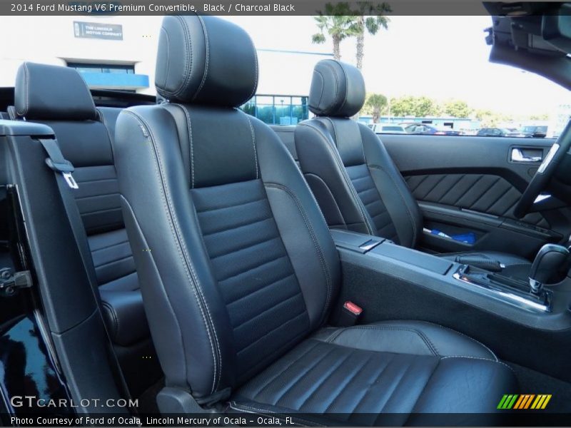 Black / Charcoal Black 2014 Ford Mustang V6 Premium Convertible