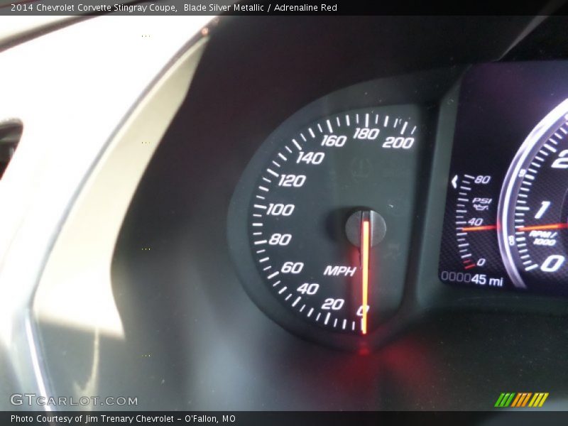  2014 Corvette Stingray Coupe Stingray Coupe Gauges