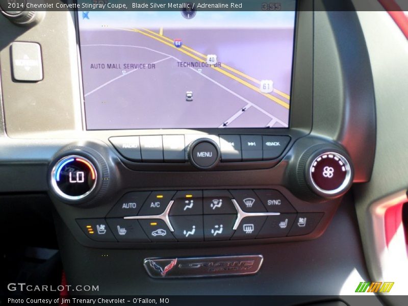 Controls of 2014 Corvette Stingray Coupe