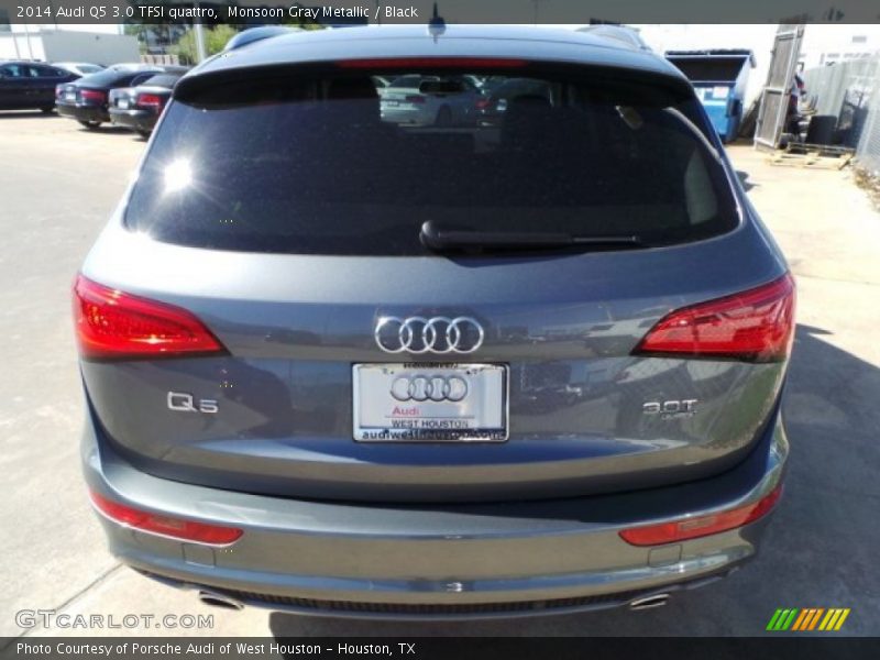 Monsoon Gray Metallic / Black 2014 Audi Q5 3.0 TFSI quattro