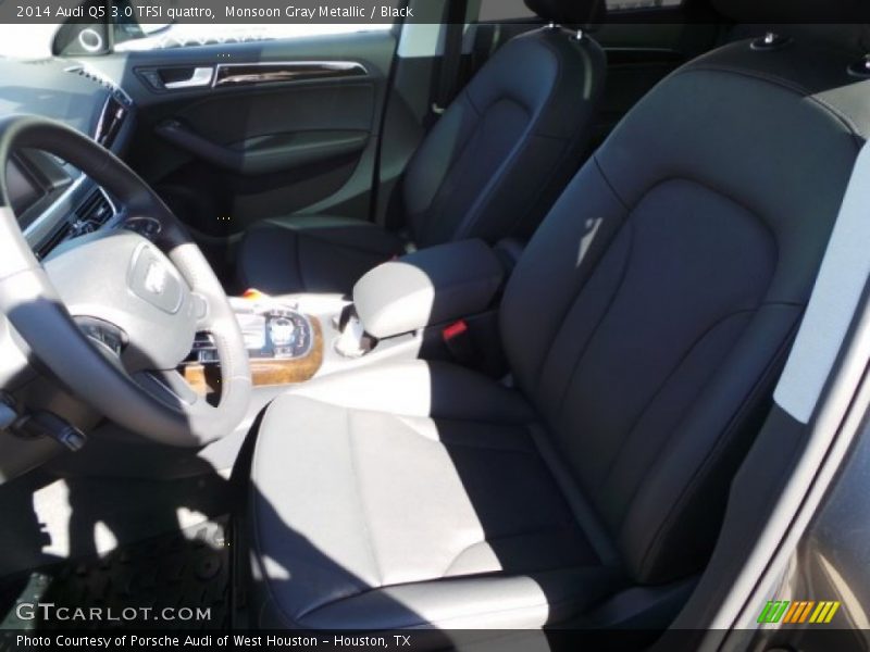 Monsoon Gray Metallic / Black 2014 Audi Q5 3.0 TFSI quattro