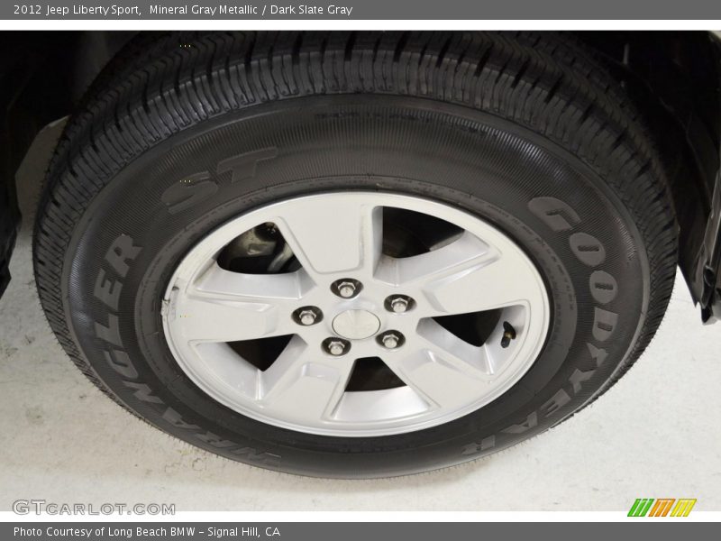 Mineral Gray Metallic / Dark Slate Gray 2012 Jeep Liberty Sport