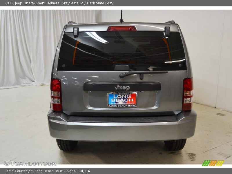 Mineral Gray Metallic / Dark Slate Gray 2012 Jeep Liberty Sport