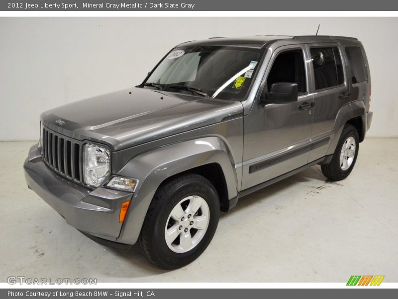 Mineral Gray Metallic / Dark Slate Gray 2012 Jeep Liberty Sport