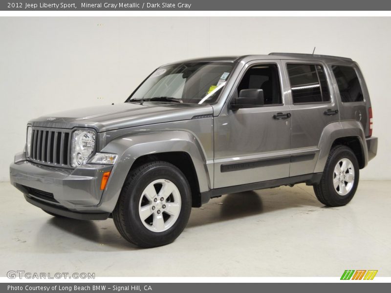 Mineral Gray Metallic / Dark Slate Gray 2012 Jeep Liberty Sport