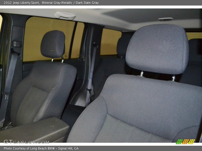 Mineral Gray Metallic / Dark Slate Gray 2012 Jeep Liberty Sport