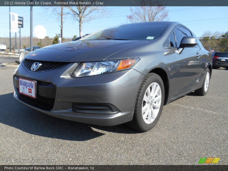 Polished Metal Metallic / Gray 2012 Honda Civic EX Coupe