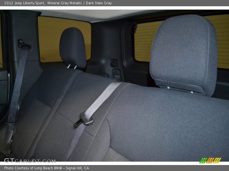 Mineral Gray Metallic / Dark Slate Gray 2012 Jeep Liberty Sport