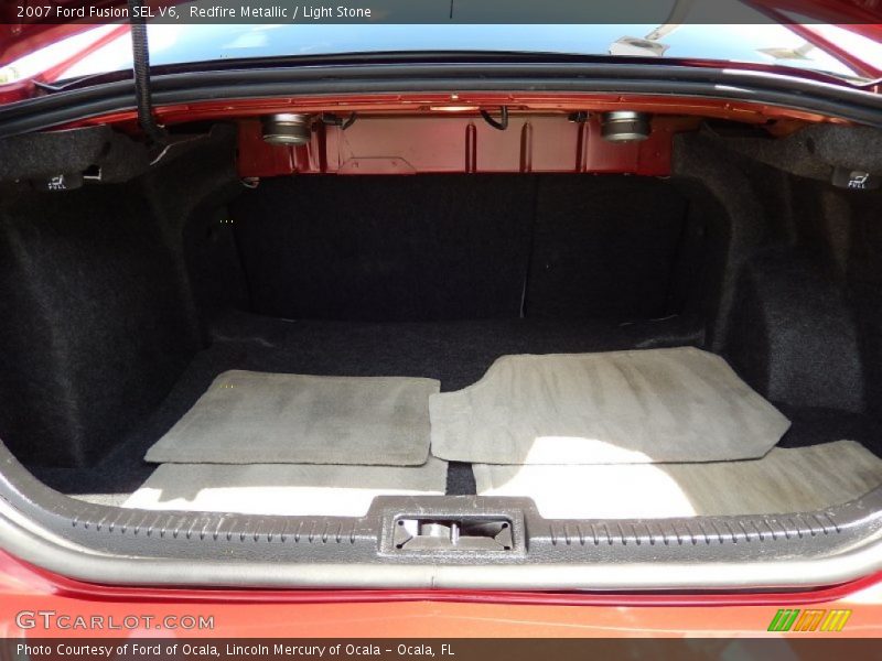 Redfire Metallic / Light Stone 2007 Ford Fusion SEL V6