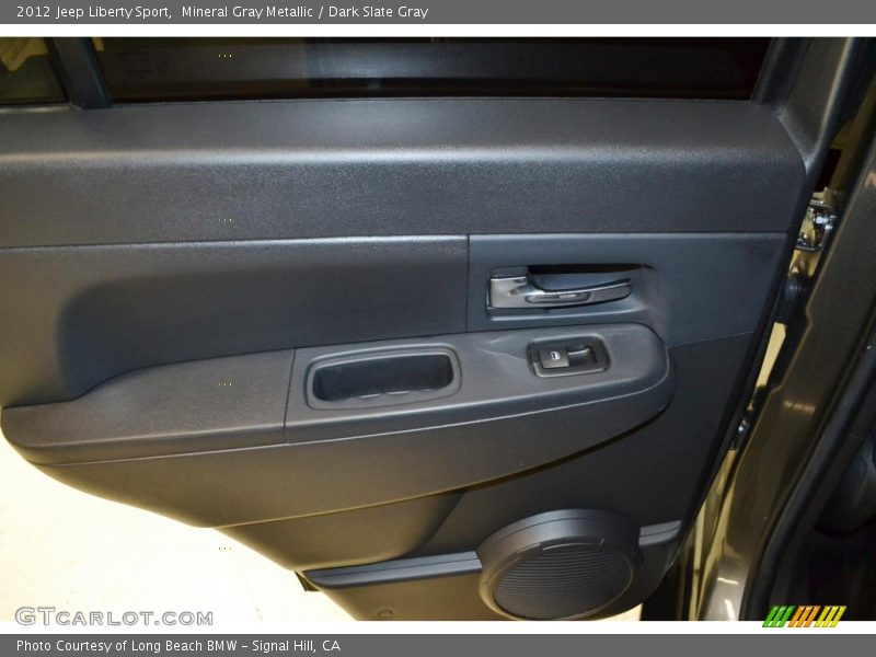Mineral Gray Metallic / Dark Slate Gray 2012 Jeep Liberty Sport