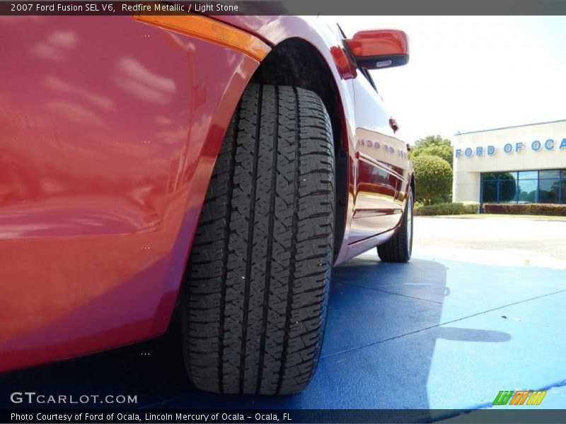 Redfire Metallic / Light Stone 2007 Ford Fusion SEL V6
