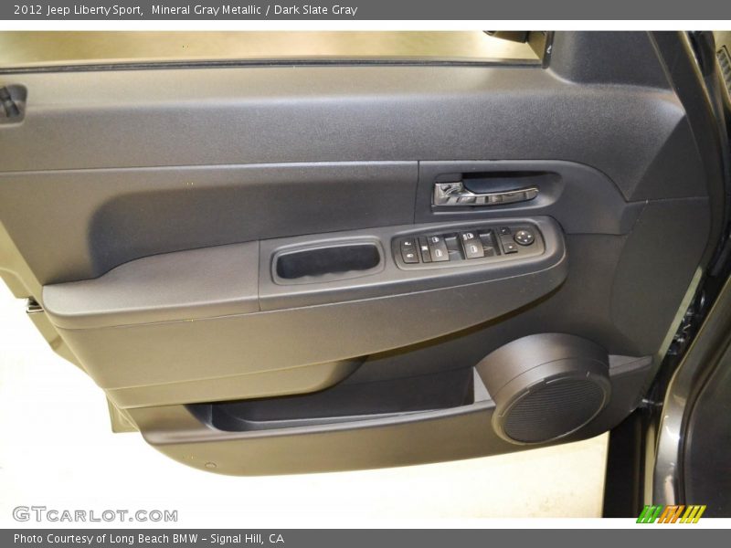 Mineral Gray Metallic / Dark Slate Gray 2012 Jeep Liberty Sport
