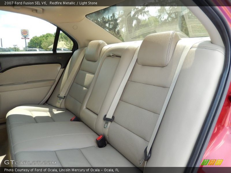 Redfire Metallic / Light Stone 2007 Ford Fusion SEL V6