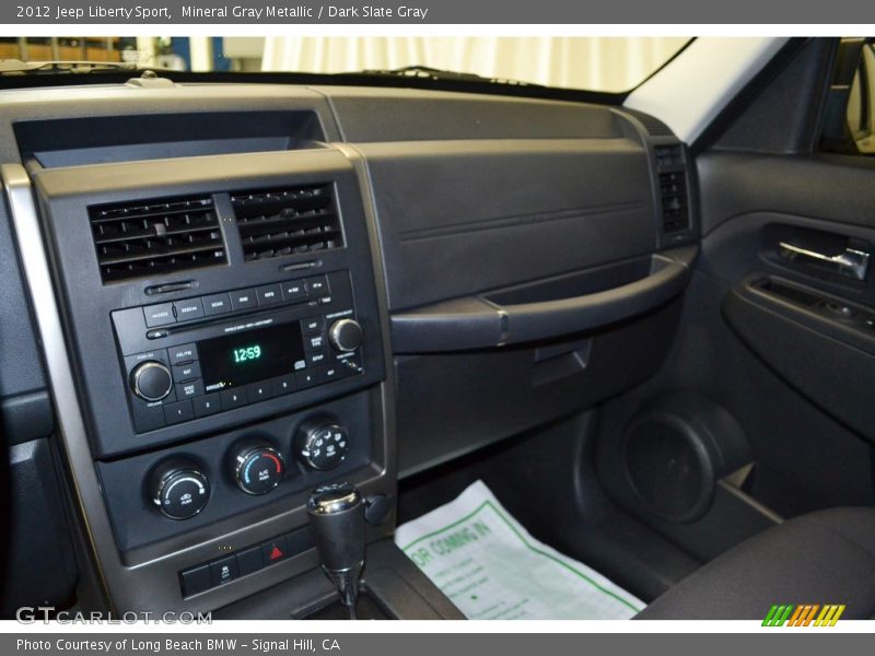 Mineral Gray Metallic / Dark Slate Gray 2012 Jeep Liberty Sport