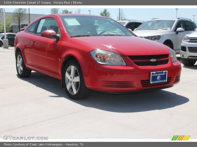 Victory Red / Ebony 2009 Chevrolet Cobalt LT Coupe