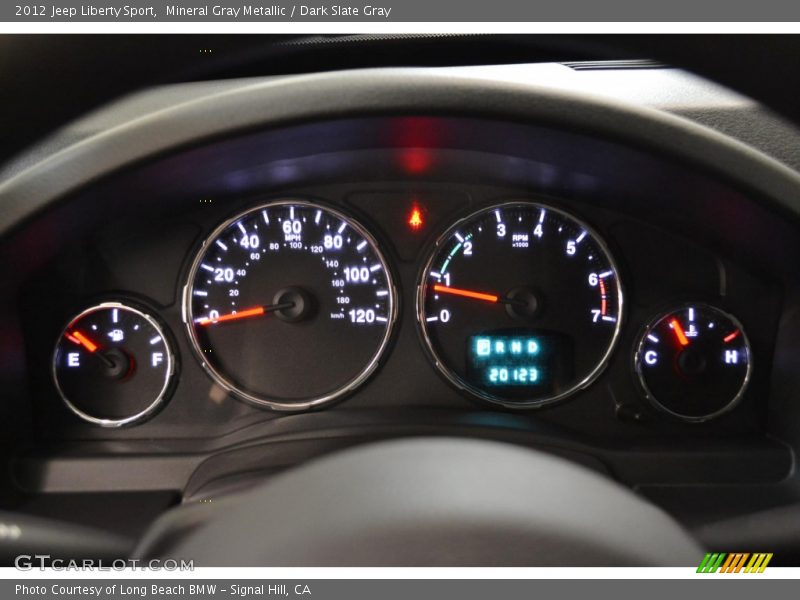 Mineral Gray Metallic / Dark Slate Gray 2012 Jeep Liberty Sport