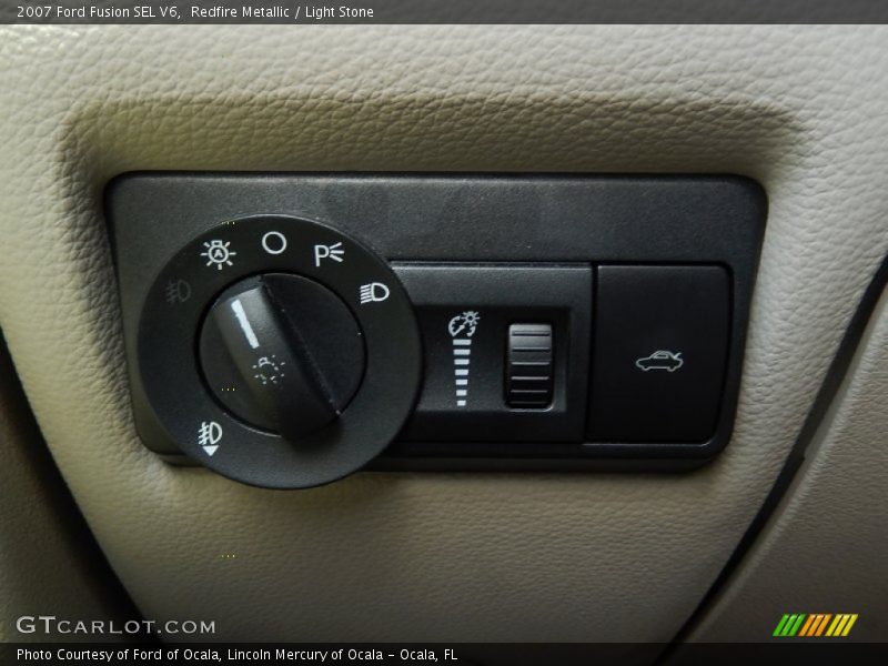 Redfire Metallic / Light Stone 2007 Ford Fusion SEL V6